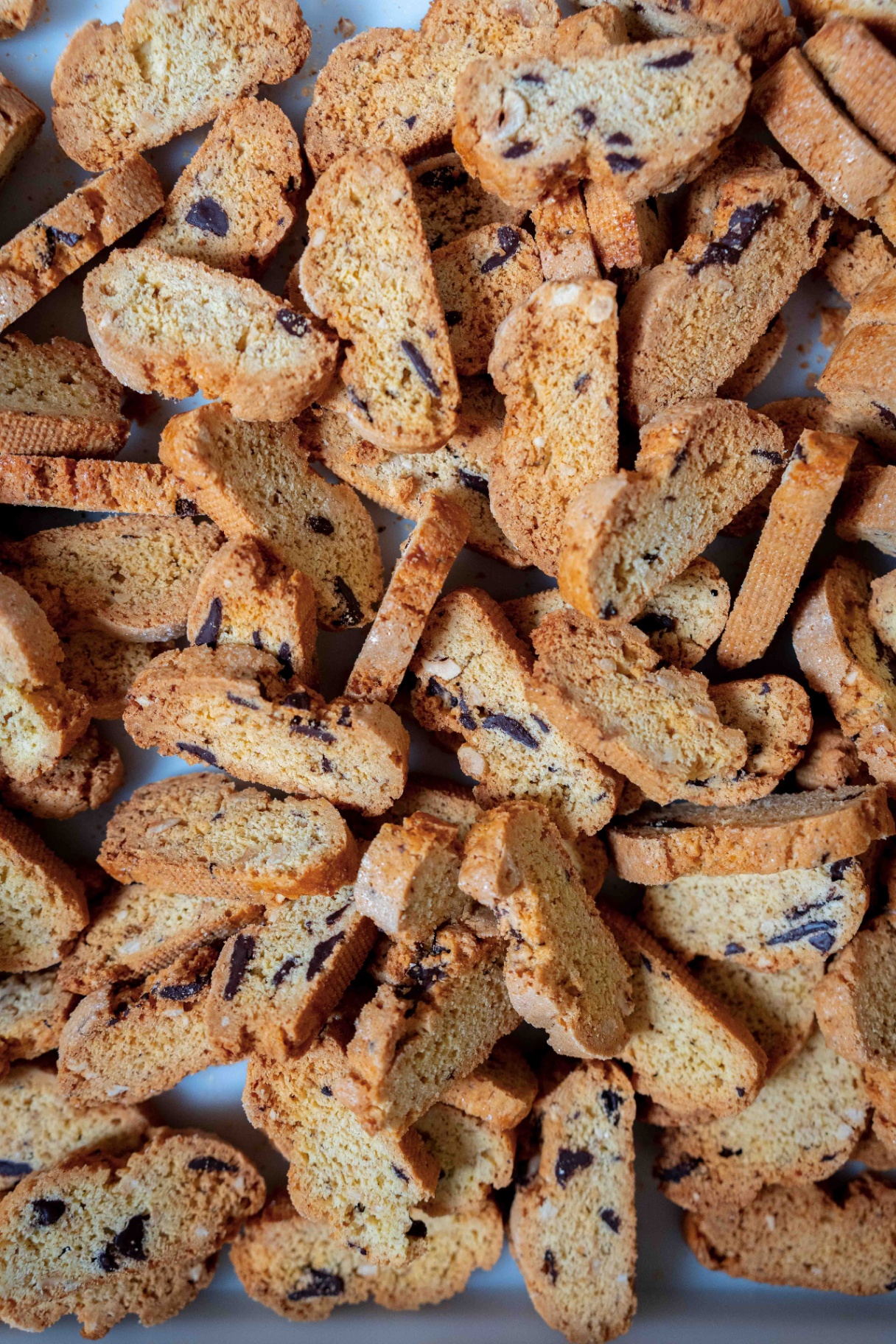 Vassoio di tozzetti artigianali della Bottega delle Tre Zucche